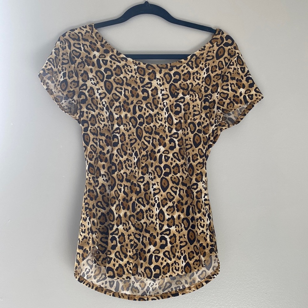 Cheetah Print Blouse